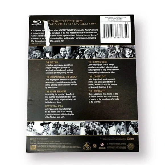 🛍️SALE🛍️ John Wayne Film Collection Box Set (Blu-ray) - Picture 3 of 12